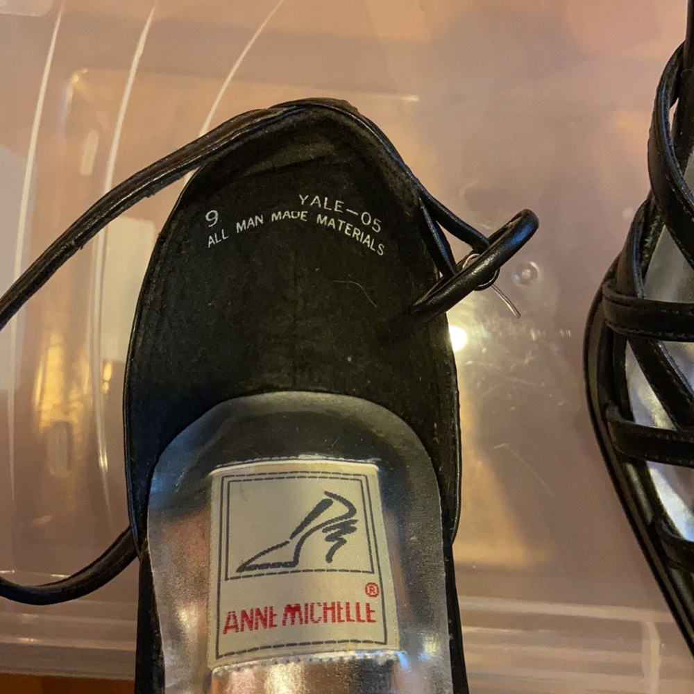 Anne Michelle black high heels shoes - Picture 5 of 7